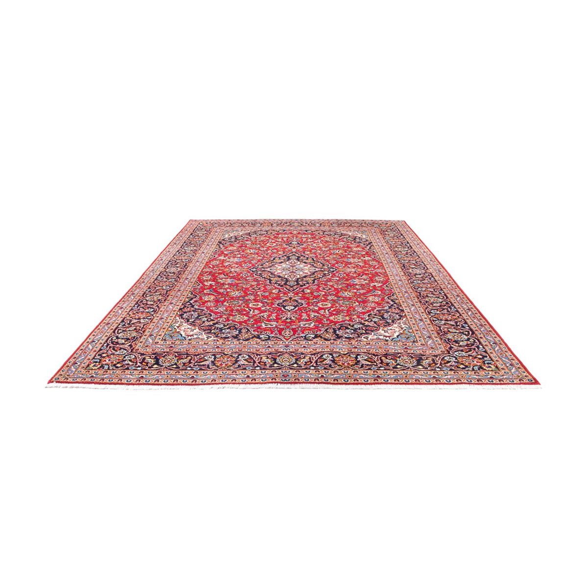 Alfombra persa - Keshan - 360 x 247 cm - rojo