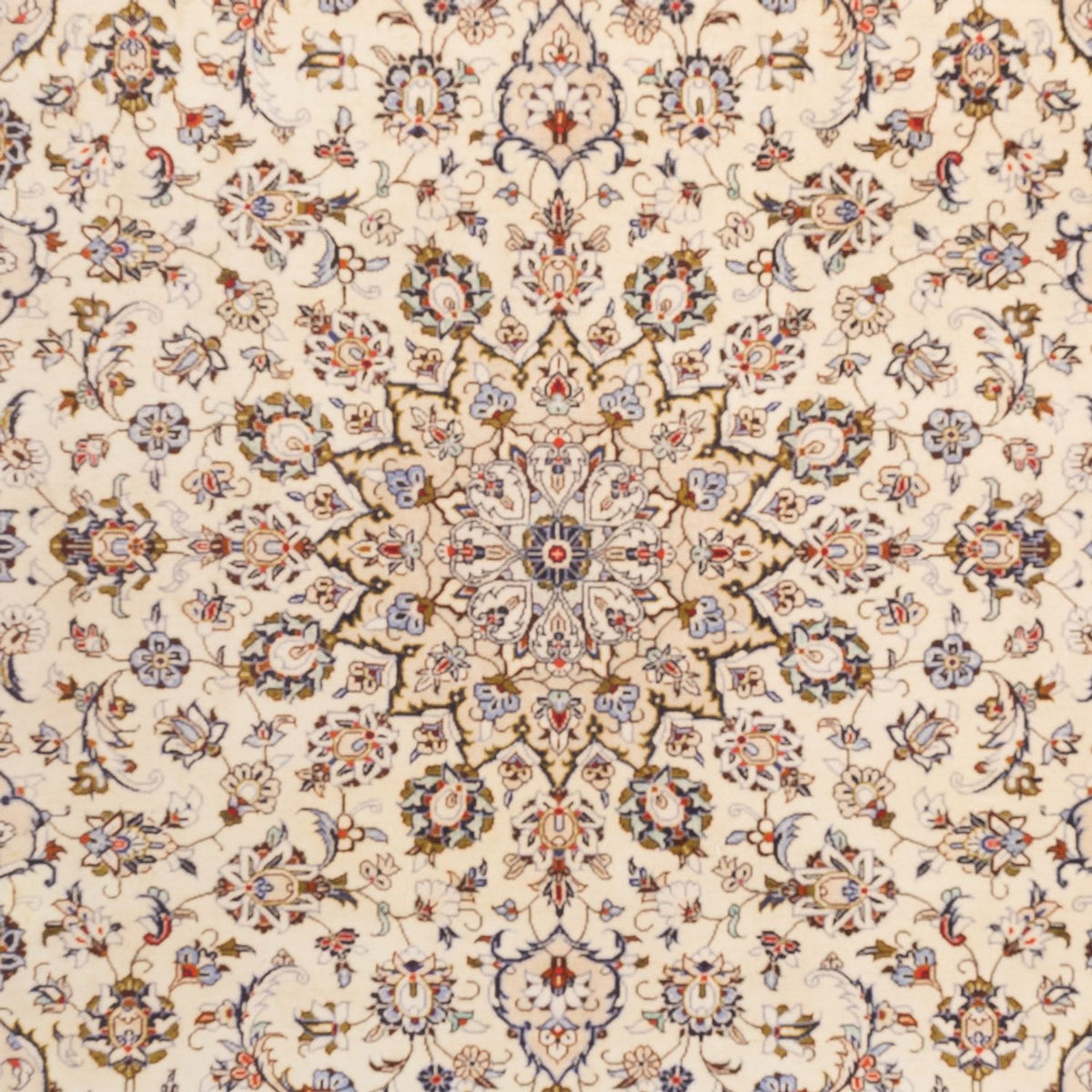Alfombra persa - Keshan - 355 x 245 cm - beige