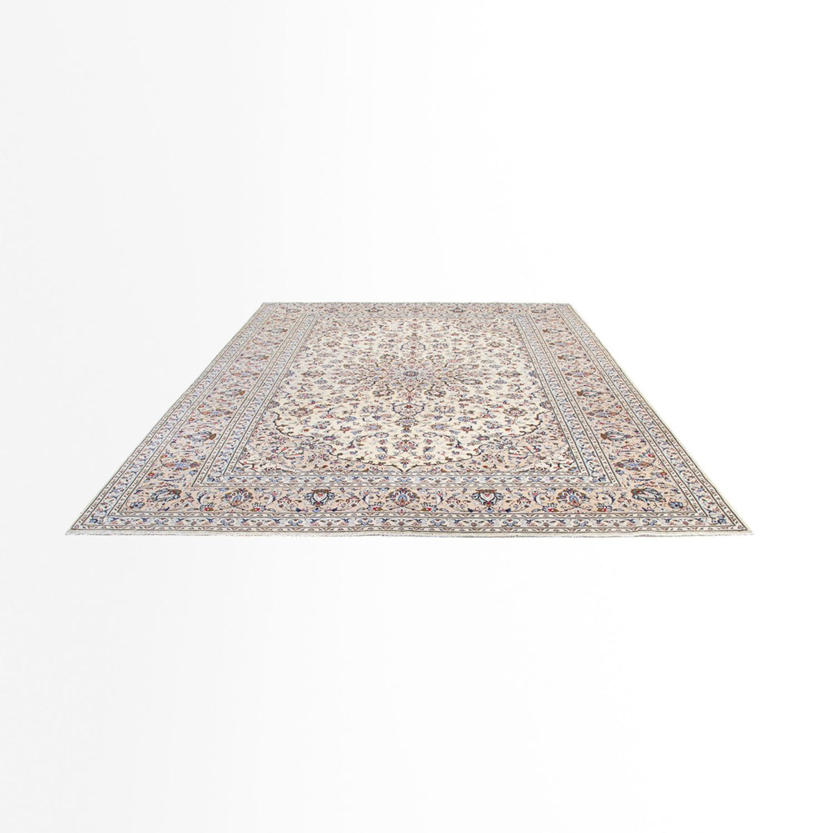 Alfombra persa - Keshan - 355 x 245 cm - beige