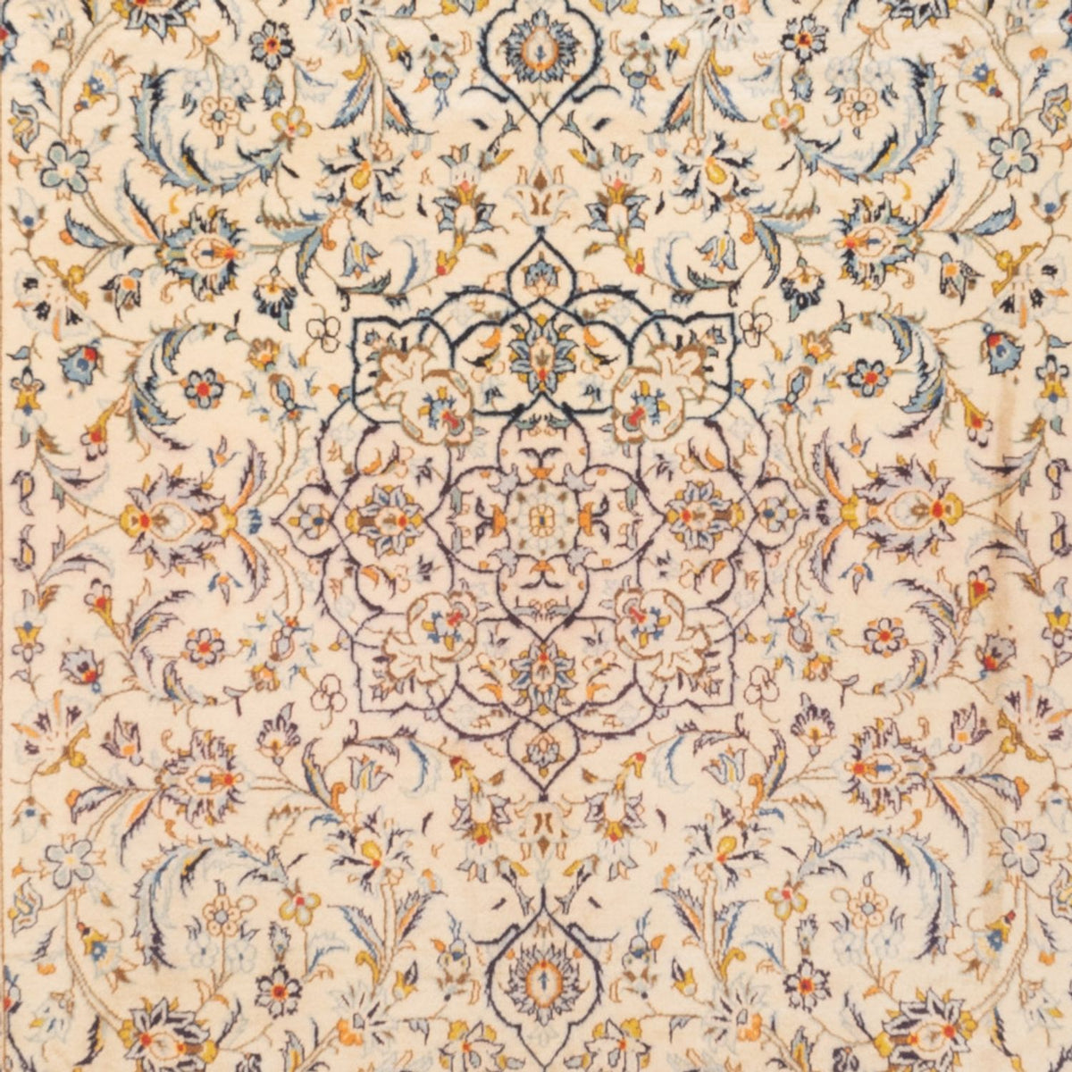 Alfombra persa - Keshan - 345 x 220 cm - beige