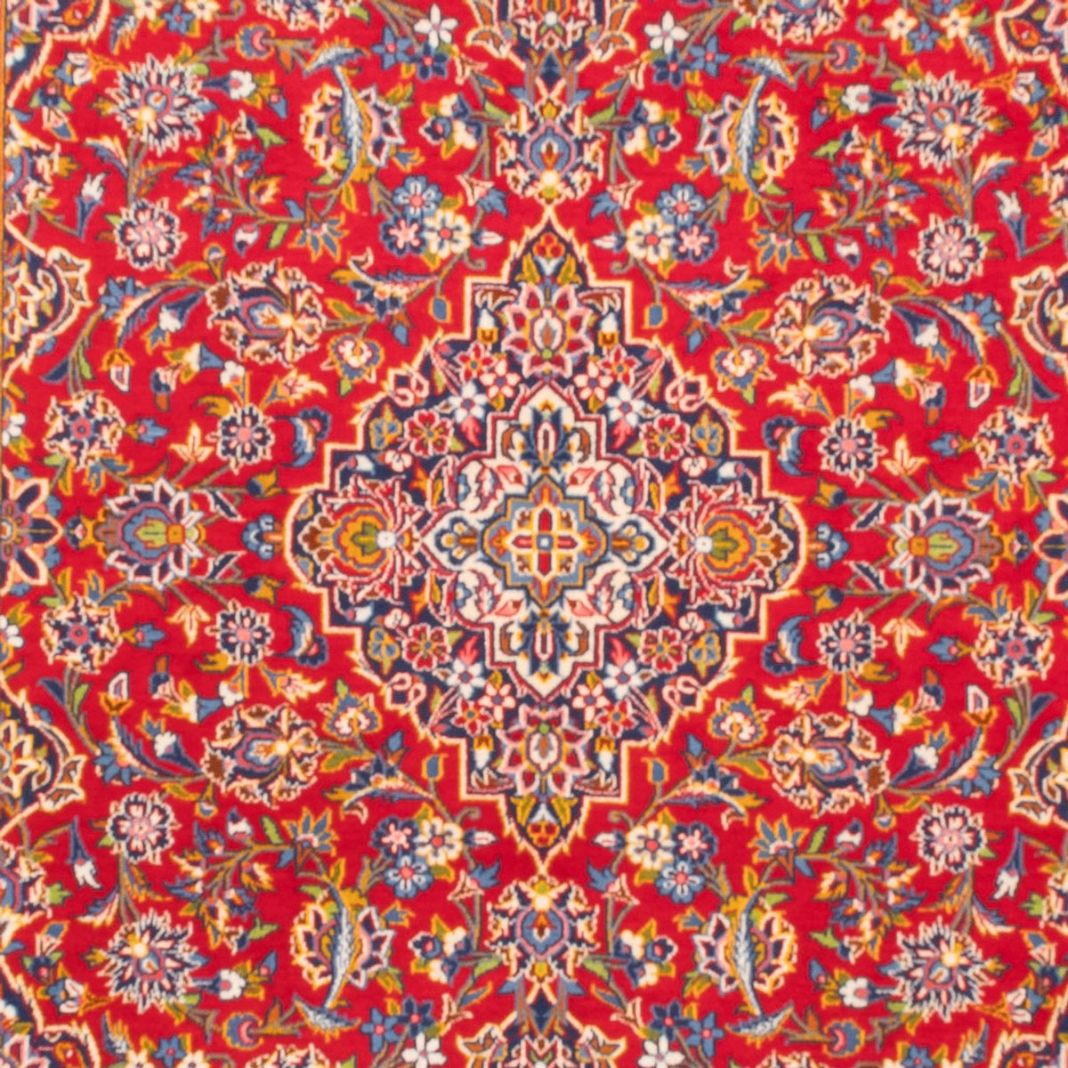 Alfombra persa - Keshan - 345 x 227 cm - rojo