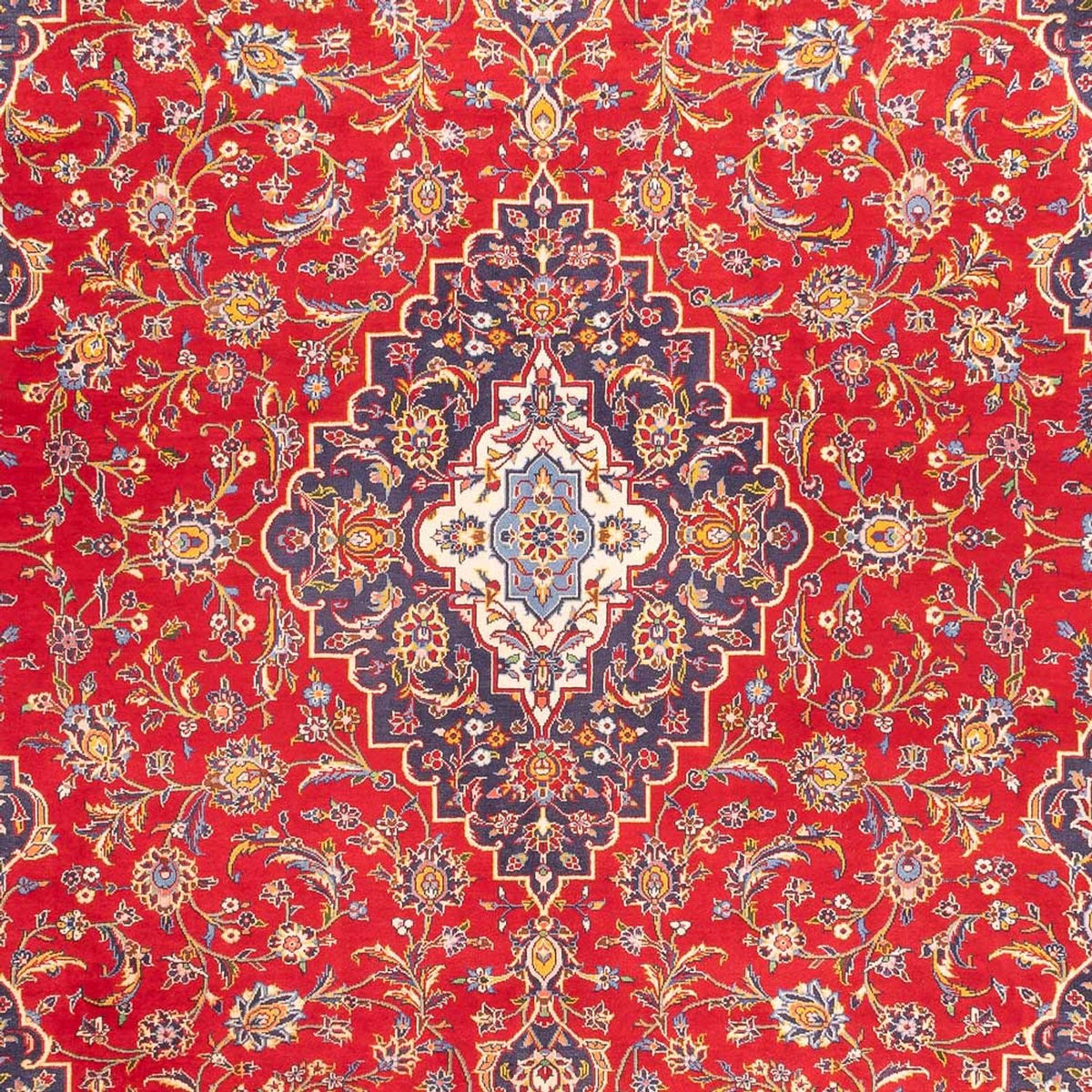 Alfombra persa - Keshan - 390 x 295 cm - rojo