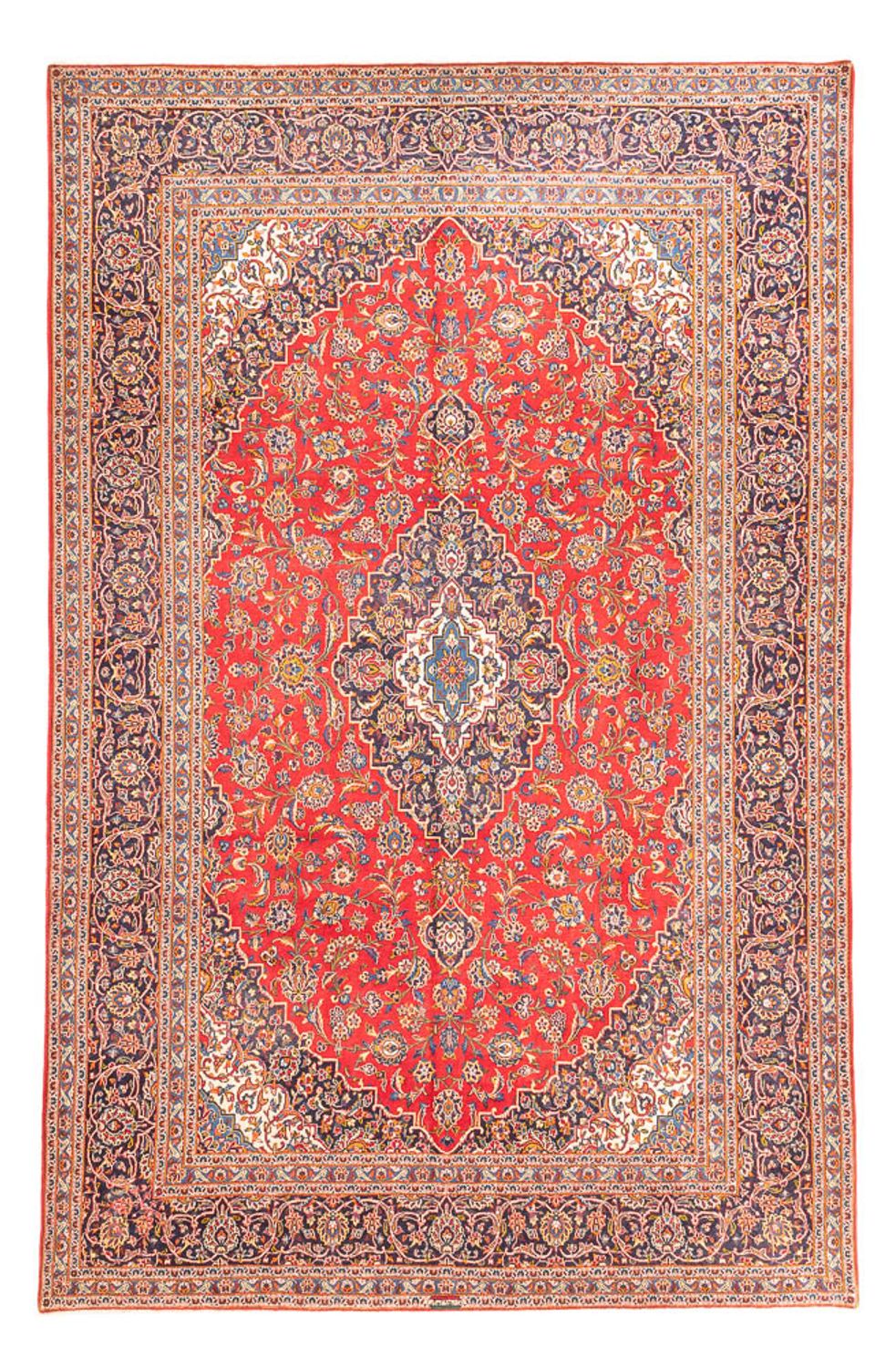 Alfombra persa - Keshan - 350 x 248 cm - rojo