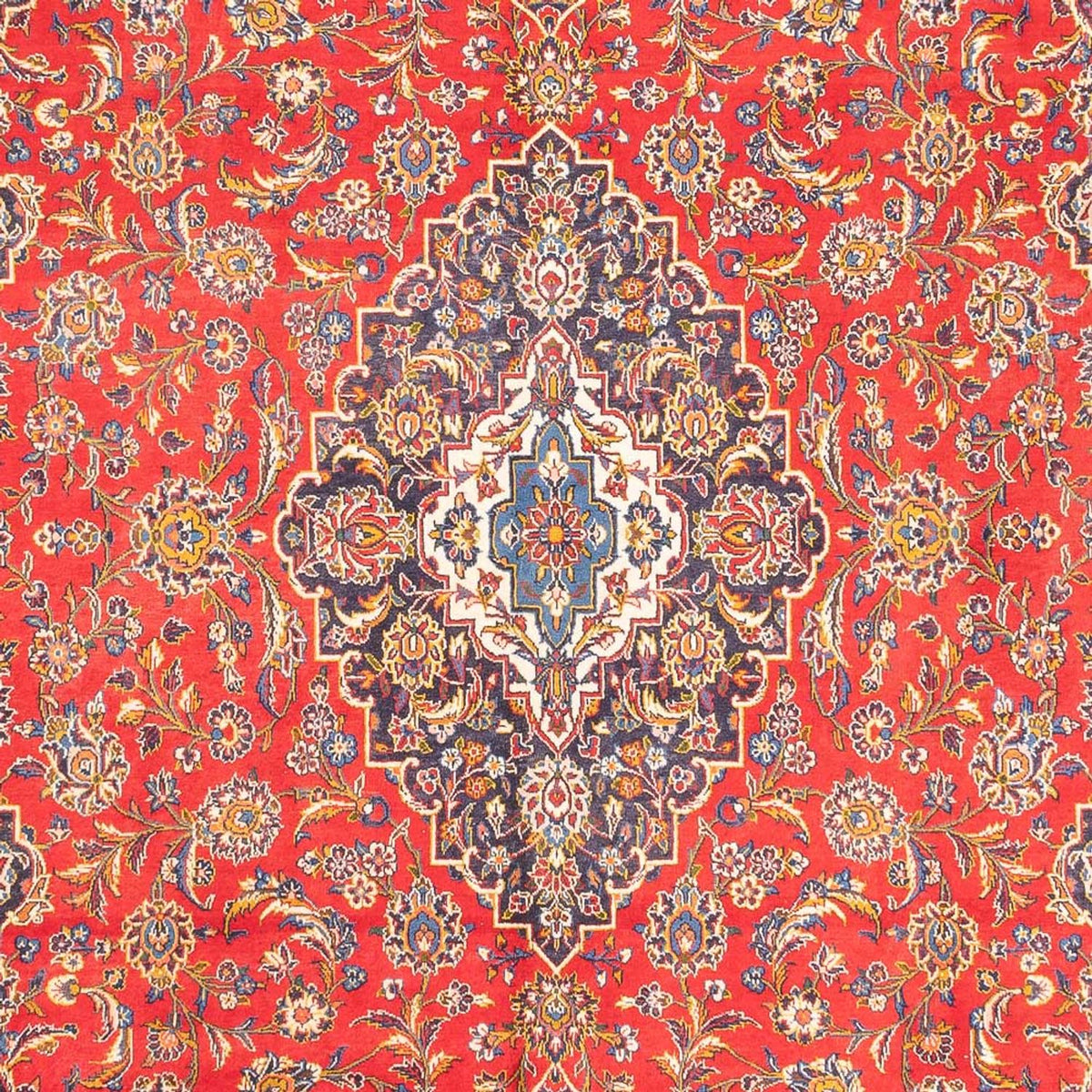 Alfombra persa - Keshan - 350 x 248 cm - rojo