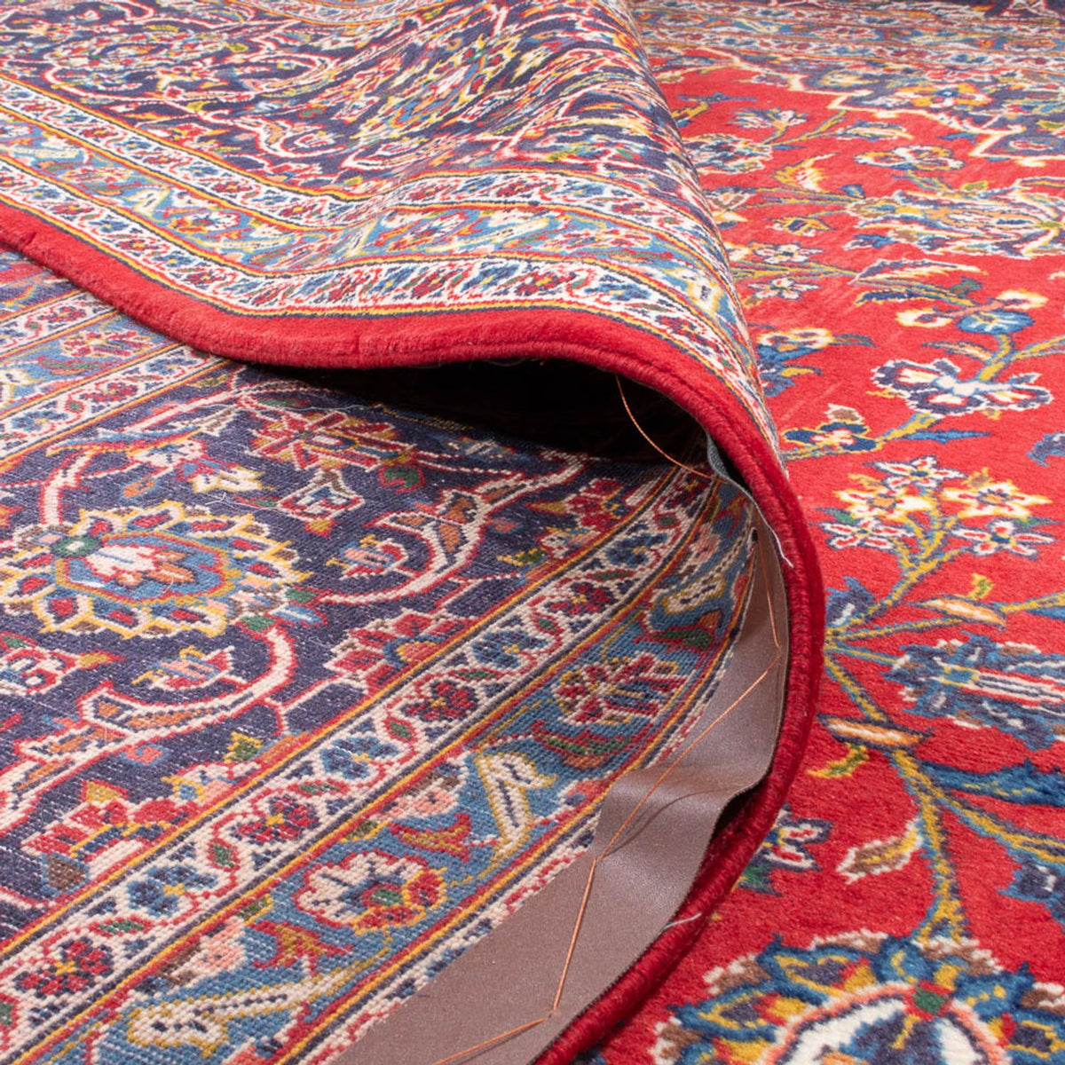 Alfombra persa - Keshan - 350 x 248 cm - rojo