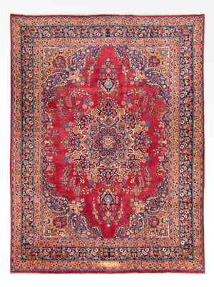Alfombra persa - Clásica - 333 x 245 cm - rojo