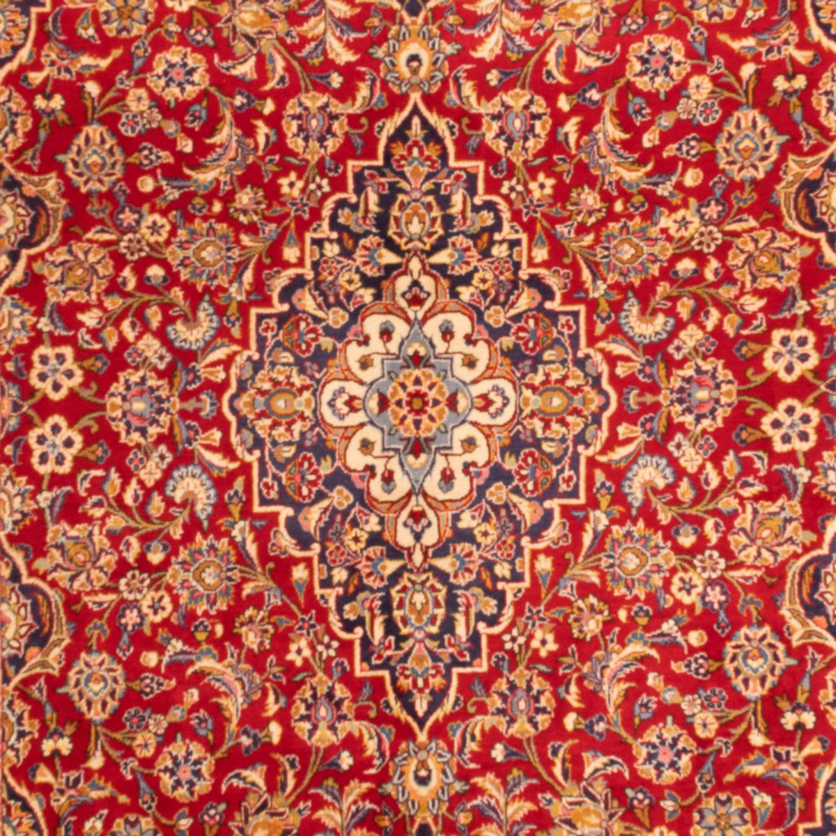 Alfombra persa - Keshan - 368 x 246 cm - rojo