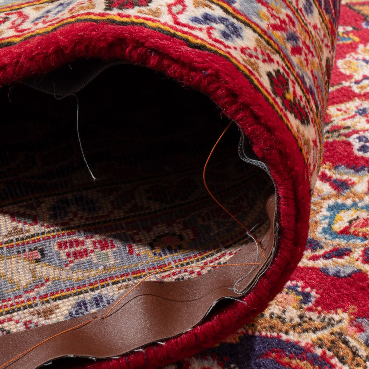 Alfombra persa - Keshan - 368 x 246 cm - rojo