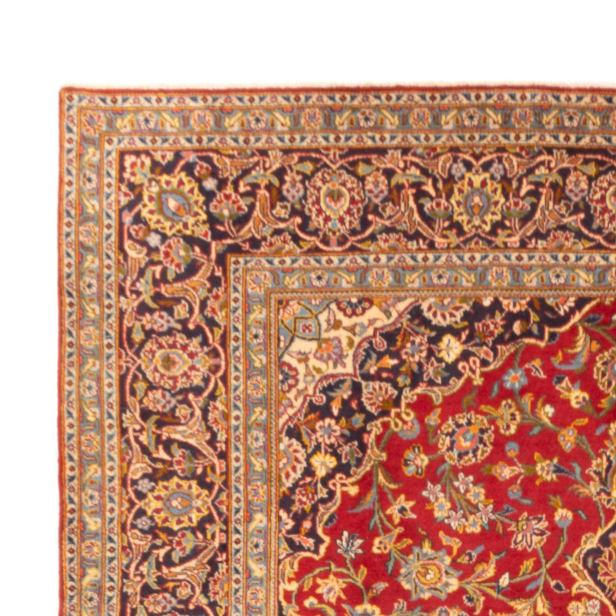 Alfombra persa - Keshan - 350 x 242 cm - rojo