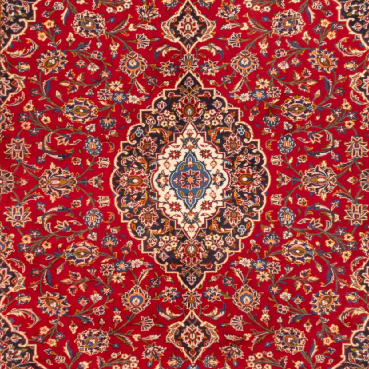 Alfombra persa - Keshan - 335 x 260 cm - rojo