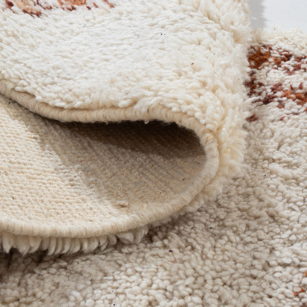 Alfombra bereber - 143 x 75 cm - beige