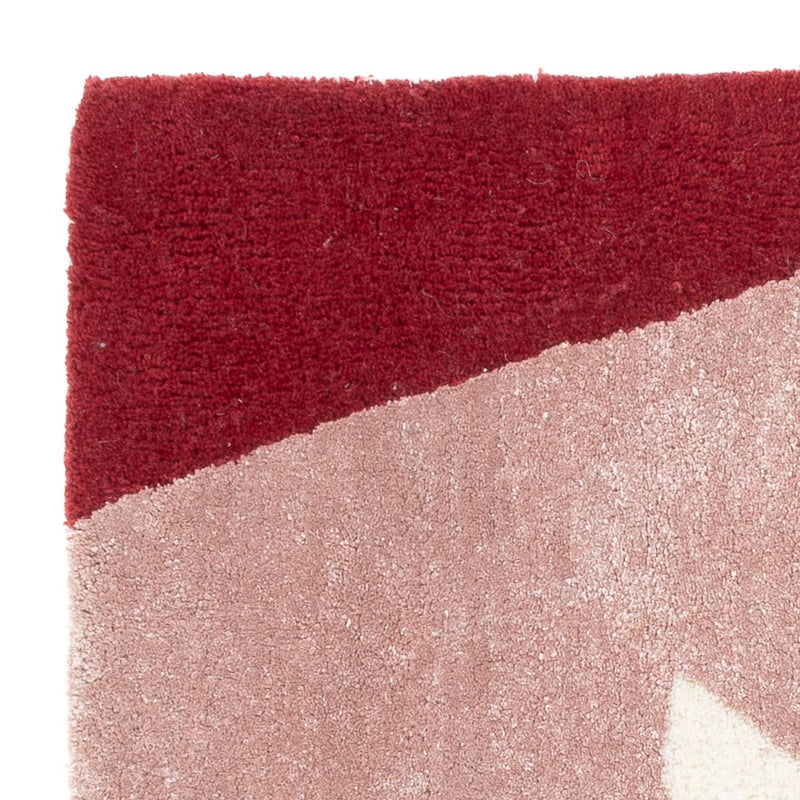 Alfombra de lana cuadrado  - 63 x 62 cm - multicolor