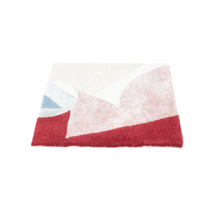 Alfombra de lana cuadrado  - 63 x 62 cm - multicolor