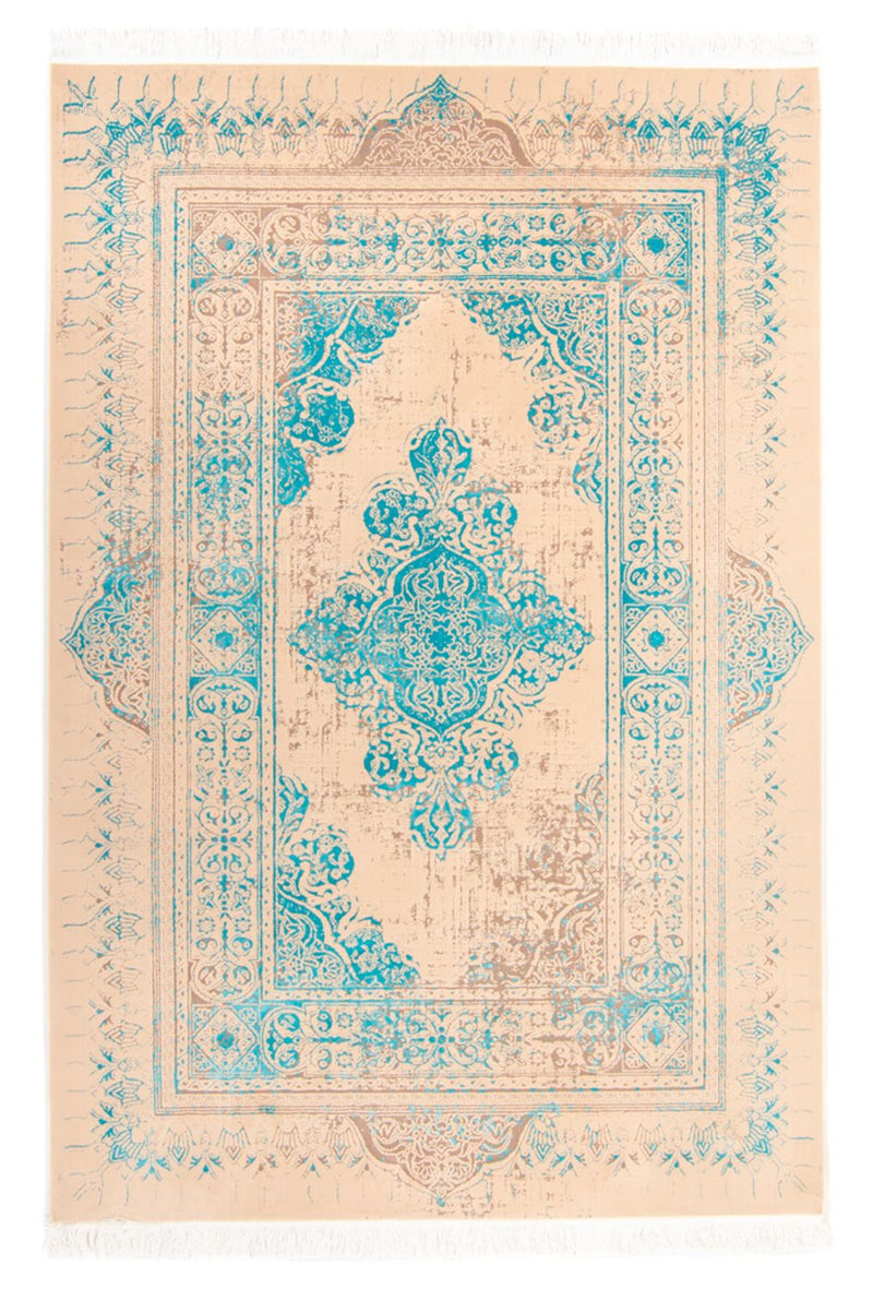 Alfombra de diseño - 225 x 150 cm - turquesa