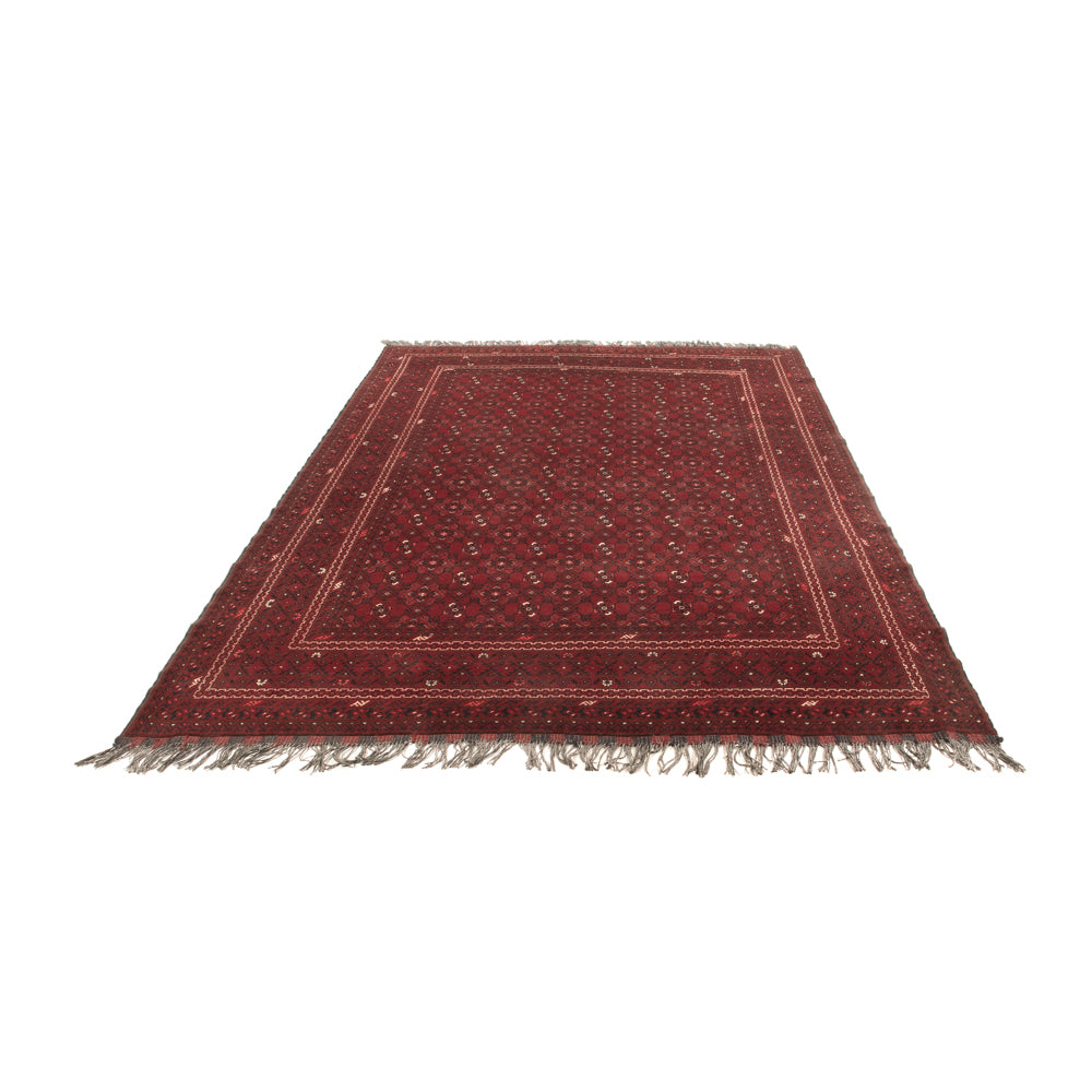 Alfombra afgana - Bukhara - 281 x 193 cm - rojo