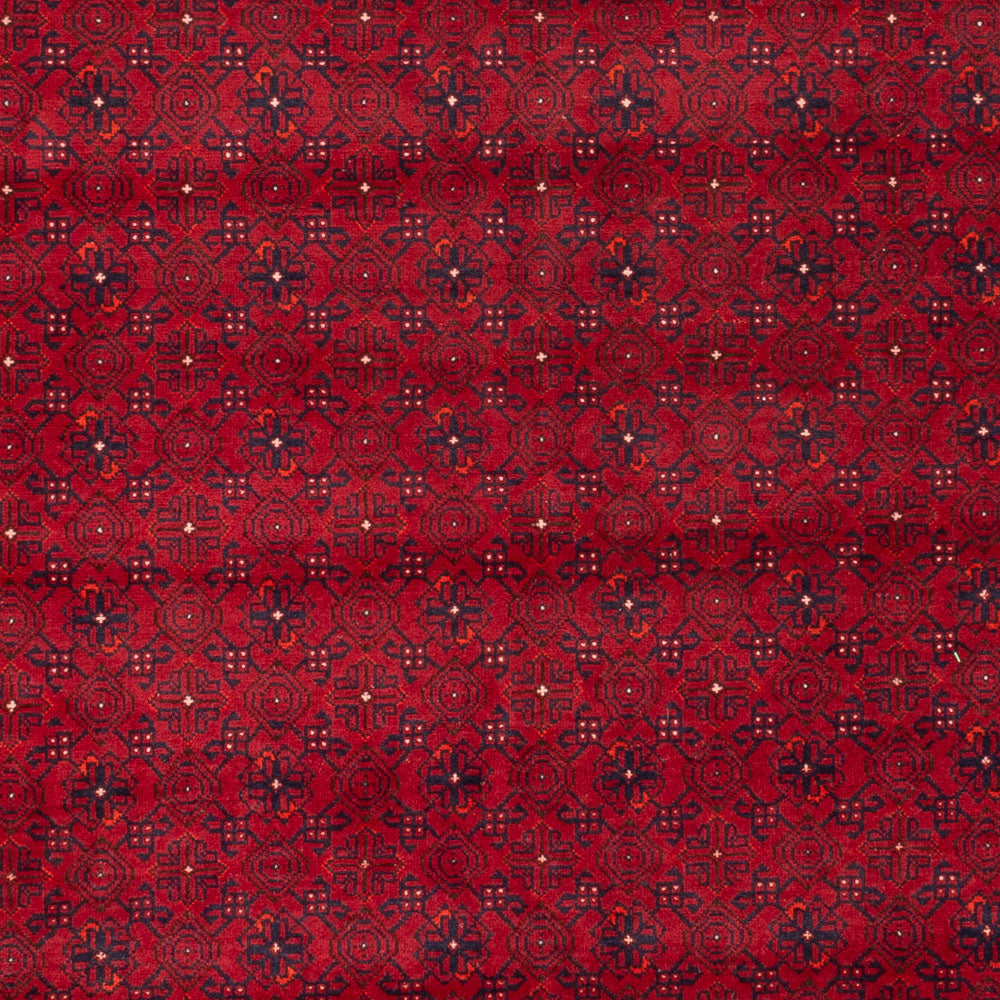 Alfombra afgana - Bukhara - 294 x 195 cm - rojo