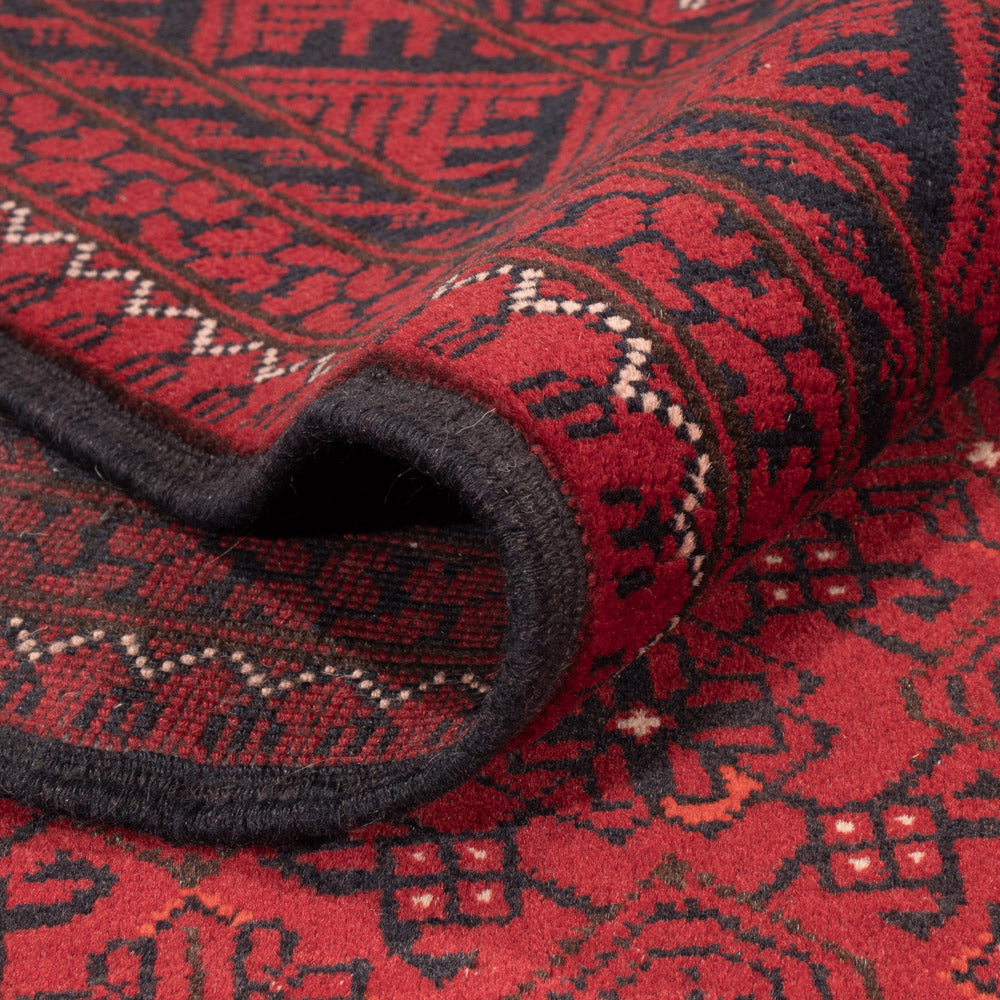 Alfombra afgana - Bukhara - 294 x 195 cm - rojo
