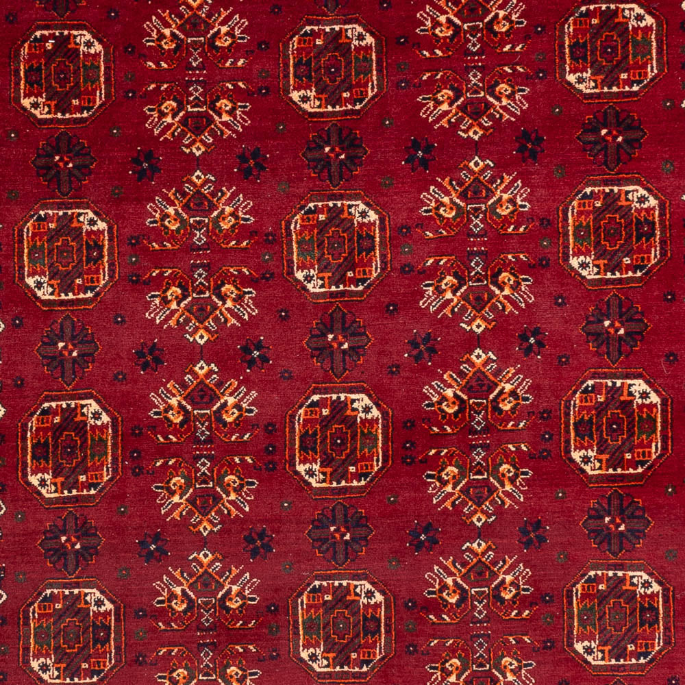 Alfombra afgana - Bukhara - 284 x 194 cm - rojo