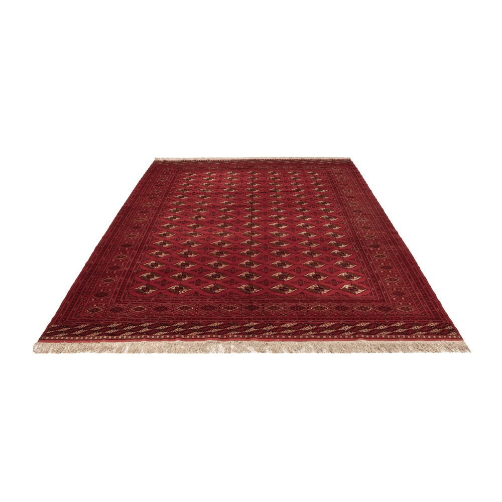Alfombra afgana - Bukhara - 382 x 300 cm - rojo