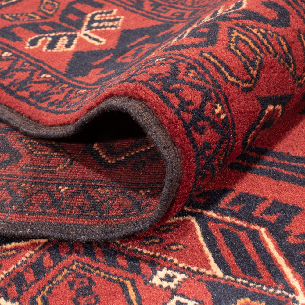 Alfombra afgana - 303 x 200 cm - rojo