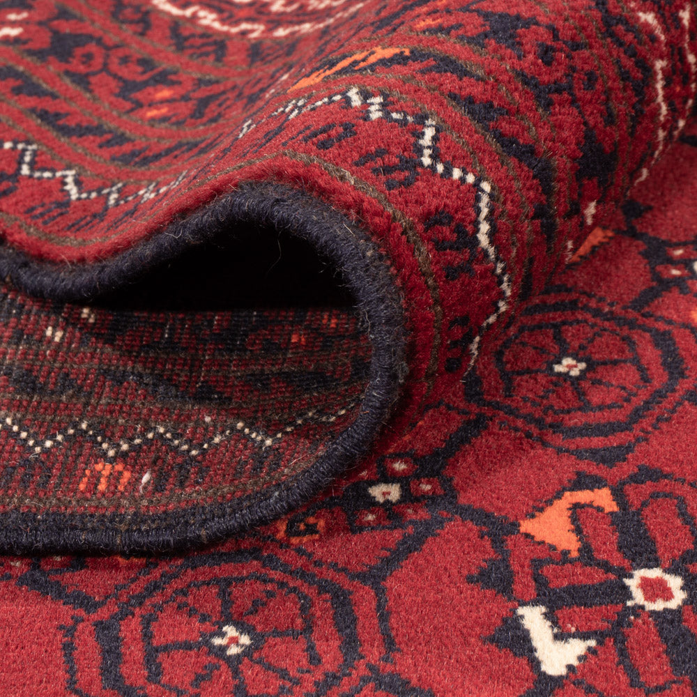 Alfombra afgana - Bukhara - 289 x 208 cm - rojo