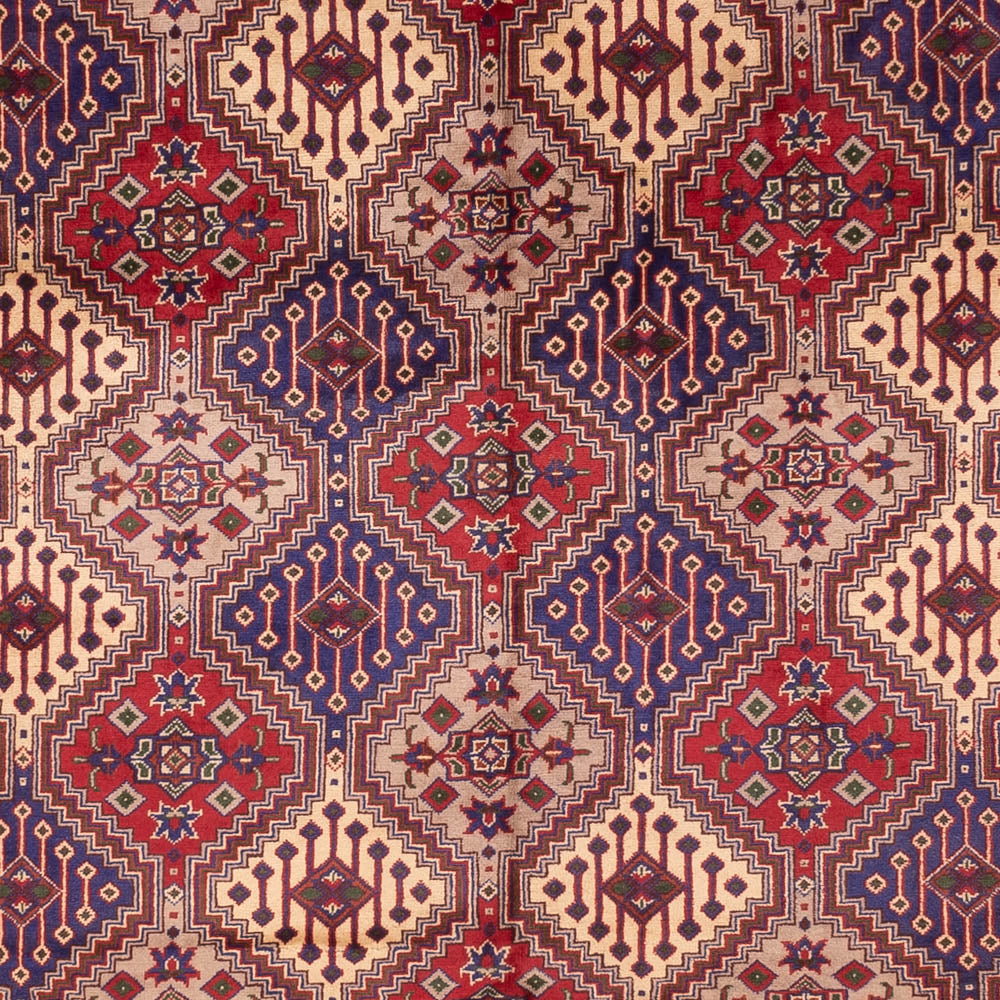 Alfombra afgana - 410 x 300 cm - beige oscuro