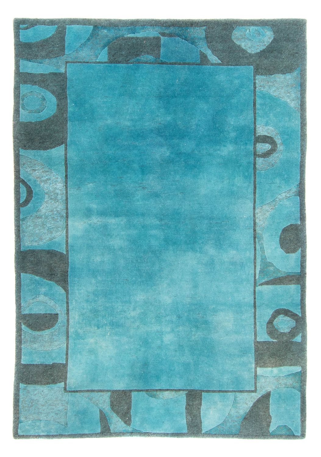 Alfombra de Nepal - 230 x 160 cm - azul claro