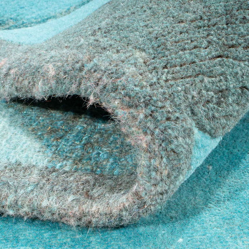 Alfombra de Nepal - 230 x 160 cm - azul claro