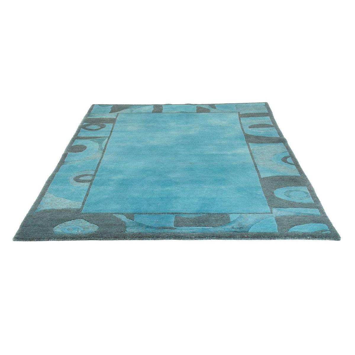 Alfombra de Nepal - 230 x 160 cm - azul claro