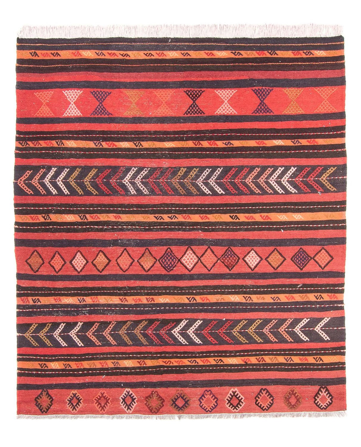 Alfombra Kelim - Antigua - 190 x 160 cm - multicolor