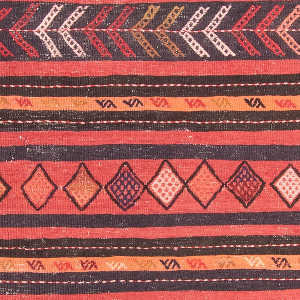 Alfombra Kelim - Antigua - 190 x 160 cm - multicolor