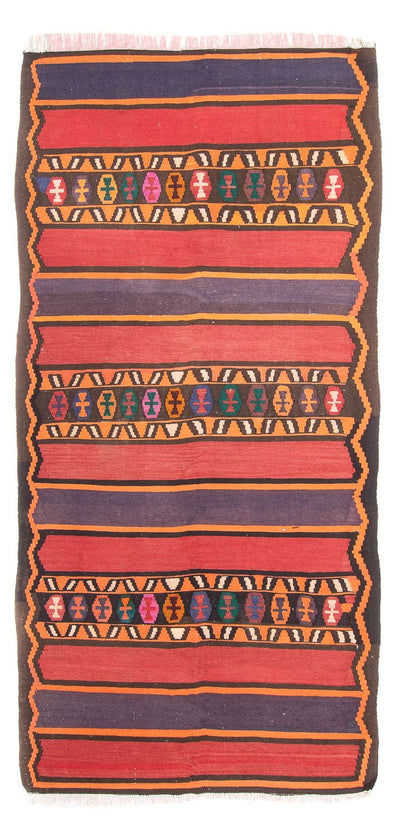 Kilim antiguo 144x310cm - multicolor