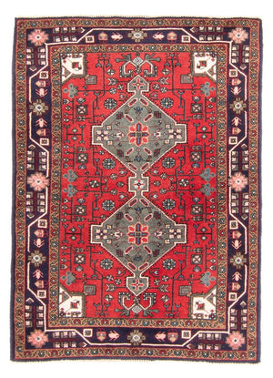 Alfombra persa - Nómada - 150 x 107 cm - rojo