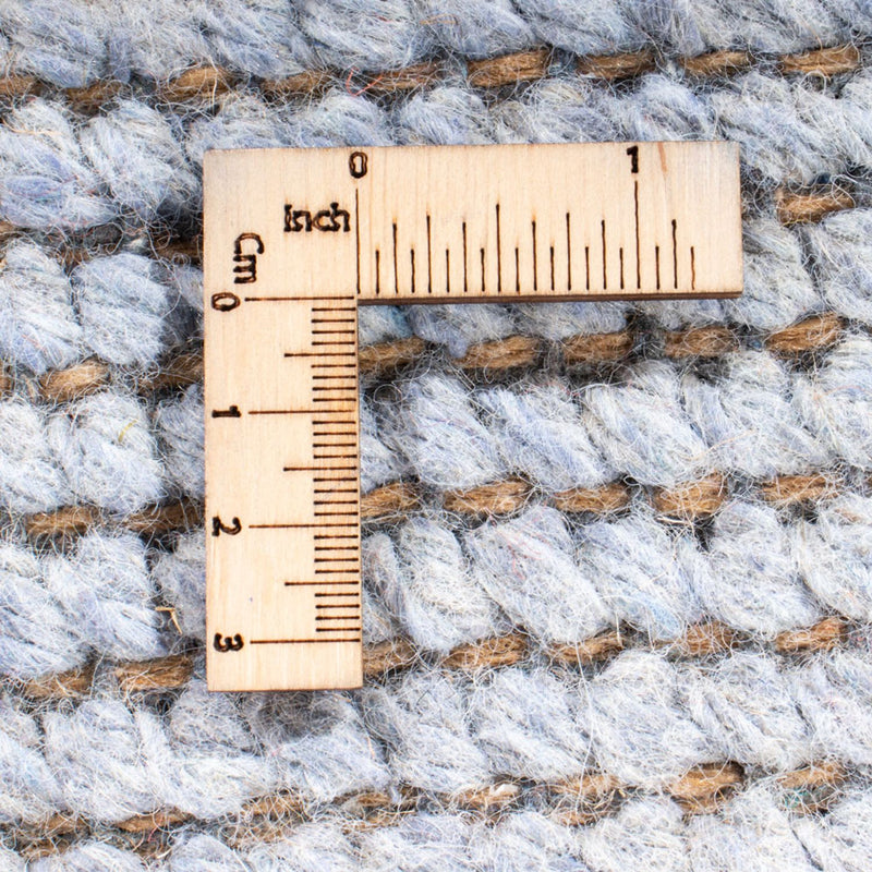 Alfombra de Nepal - 140 x 70 cm - azul claro