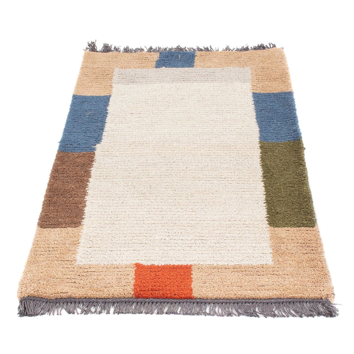 Alfombra de Nepal - 140 x 70 cm - beige