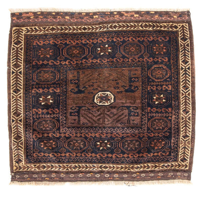 Alfombra afgana 80x80cm - Alfombra oriental