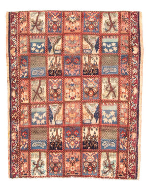 Alfombra persa - Ghom - 128 x 105 cm - multicolor