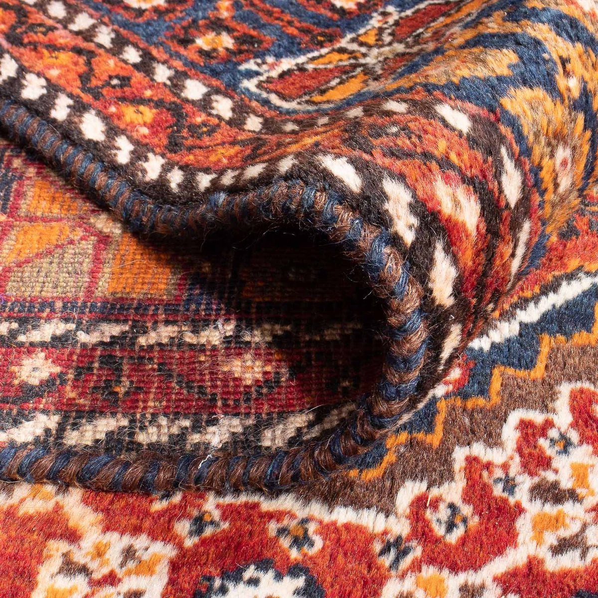 Alfombra persa - Nómada - 255 x 160 cm - naranja
