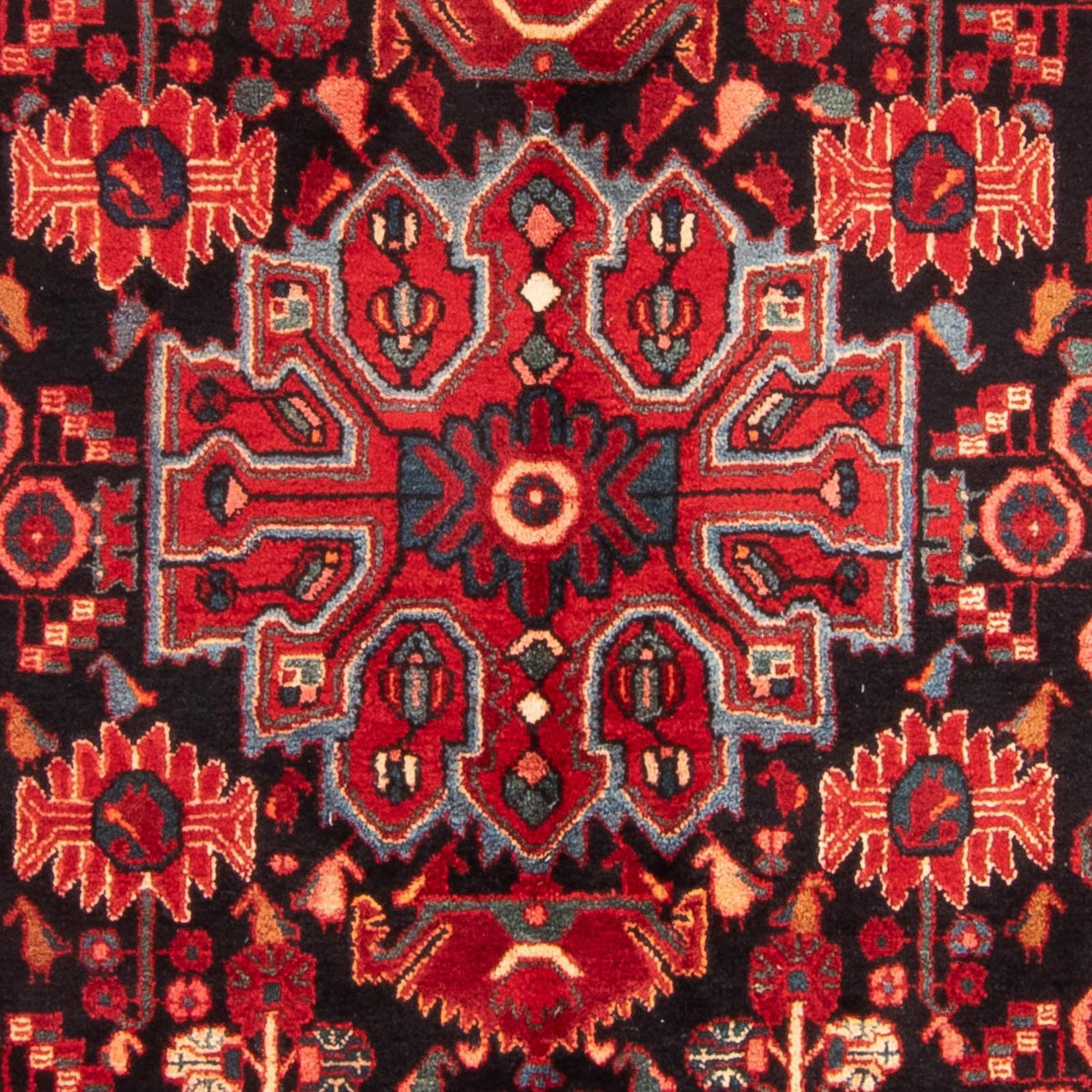 Alfombra de pasillo Alfombra persa - Nómada - 287 x 154 cm - azul oscuro