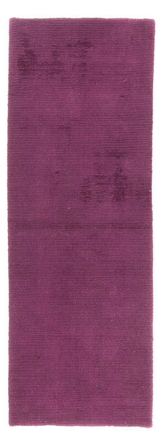 Alfombra de pasillo Alfombra Gabbeh - Softy - 245 x 85 cm - púrpura