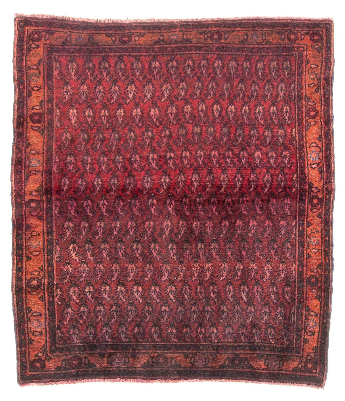 Alfombra persa - Nómada - 150 x 140 cm - rojo