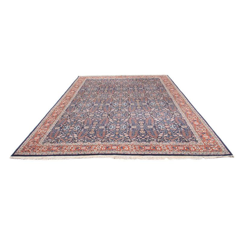 Alfombra oriental - Hereke - 363 x 237 cm - azul oscuro