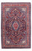 Alfombra persa - Clásica - 211 x 137 cm - azul oscuro