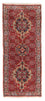 Alfombra de pasillo Alfombra persa - Bidjar - 207 x 82 cm - rojo
