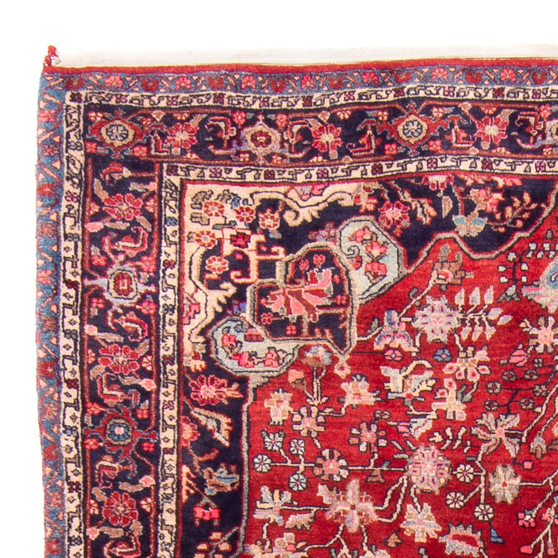 Alfombra persa - Bidjar - 260 x 149 cm - rojo