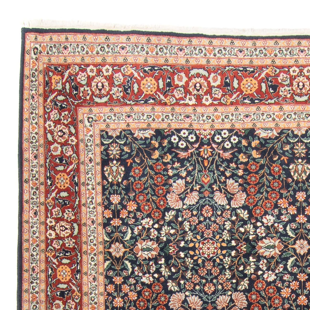 Alfombra oriental - Hereke - 285 x 202 cm - marrón oscuro