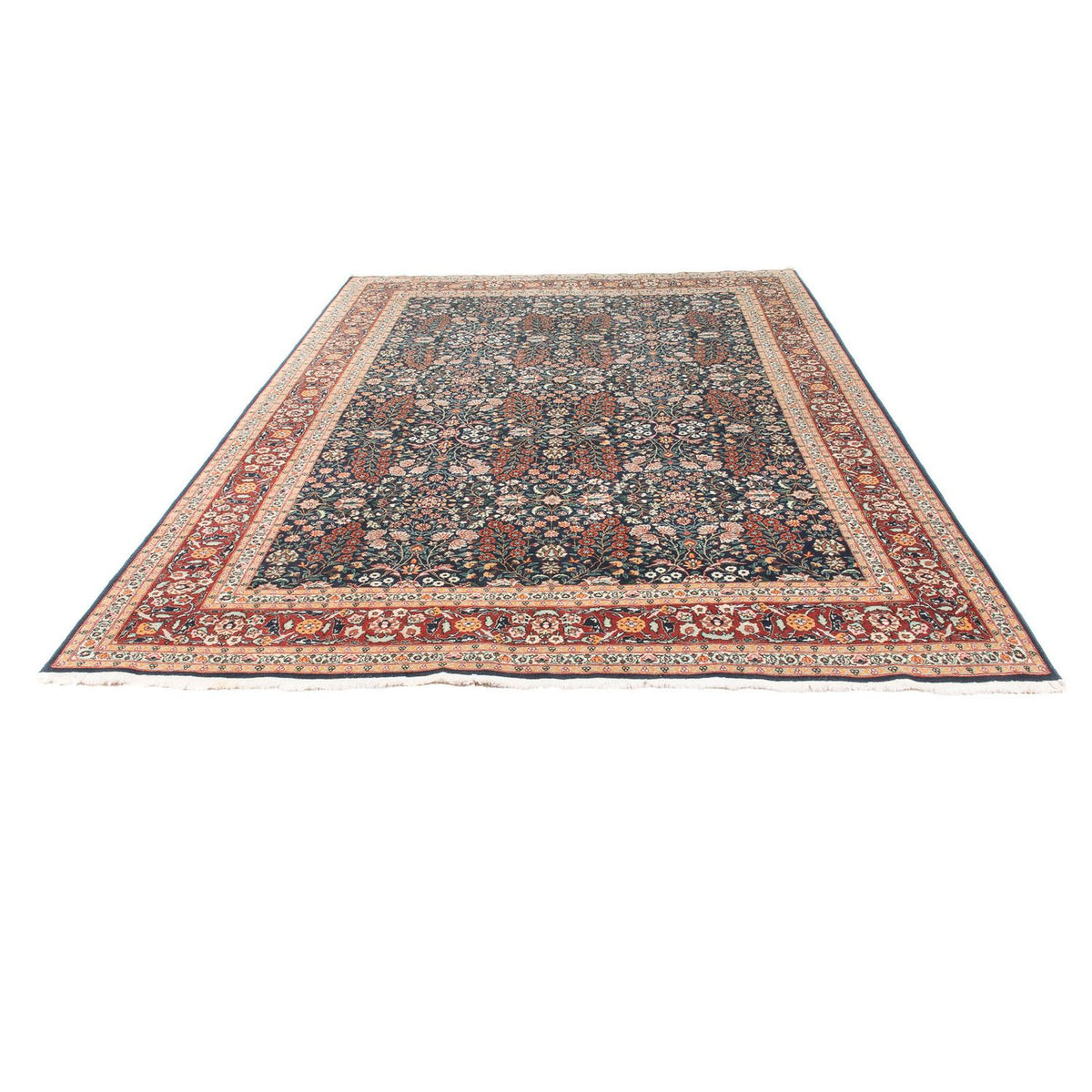 Alfombra oriental - Hereke - 285 x 202 cm - marrón oscuro