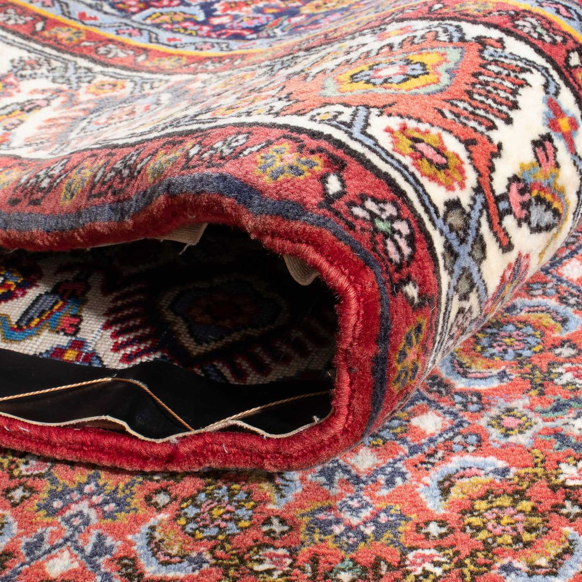 Alfombra persa - Bidjar - 210 x 140 cm - óxido