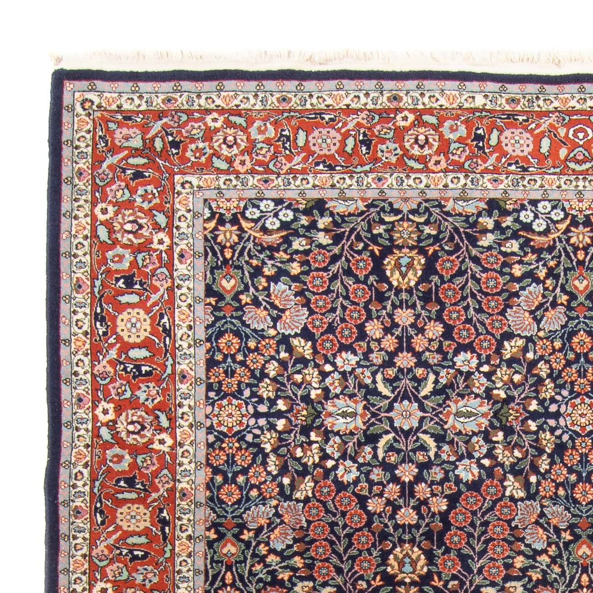 Alfombra oriental - Hereke - 290 x 187 cm - azul oscuro