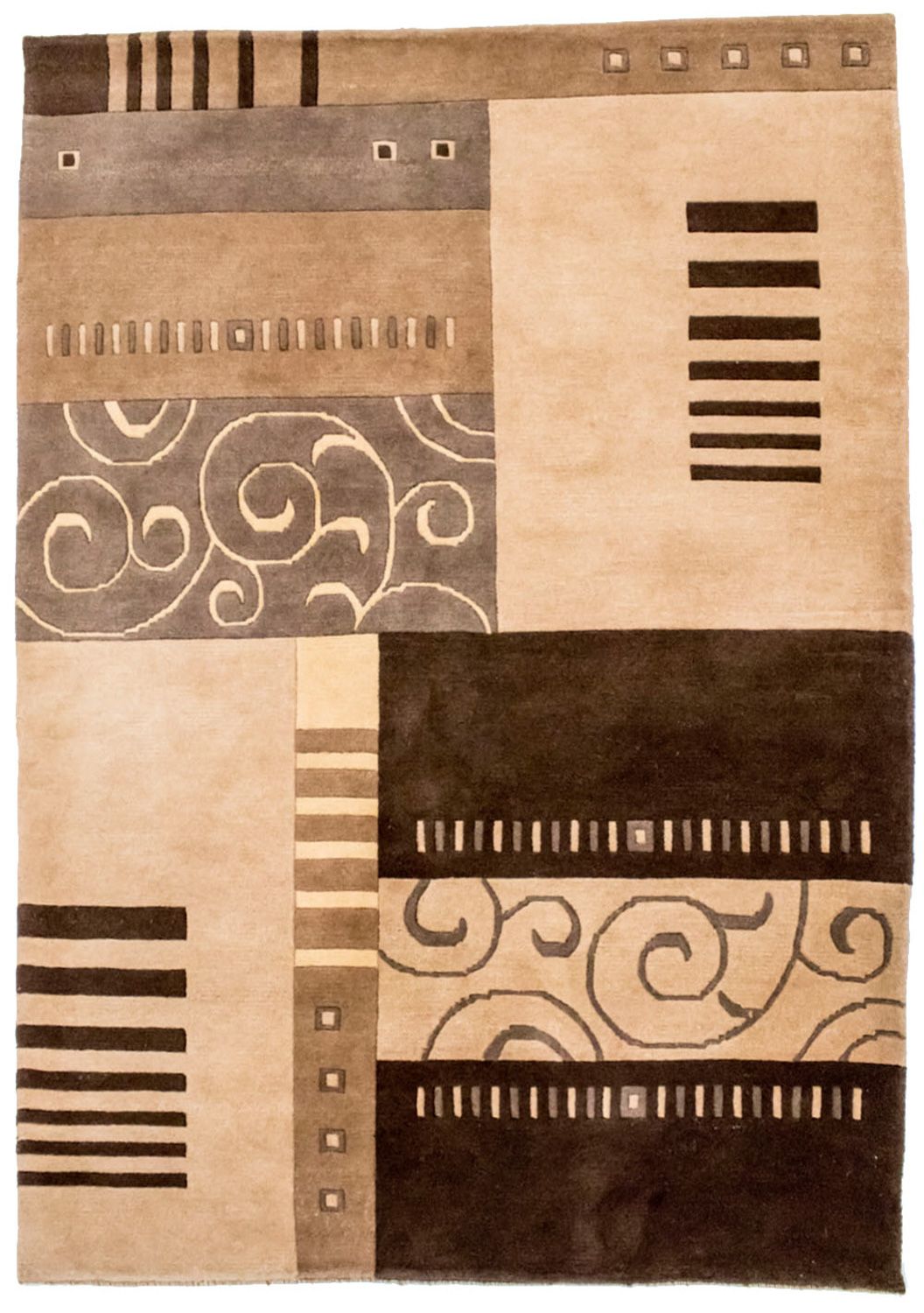 Alfombra de Nepal - 197 x 144 cm - multicolor